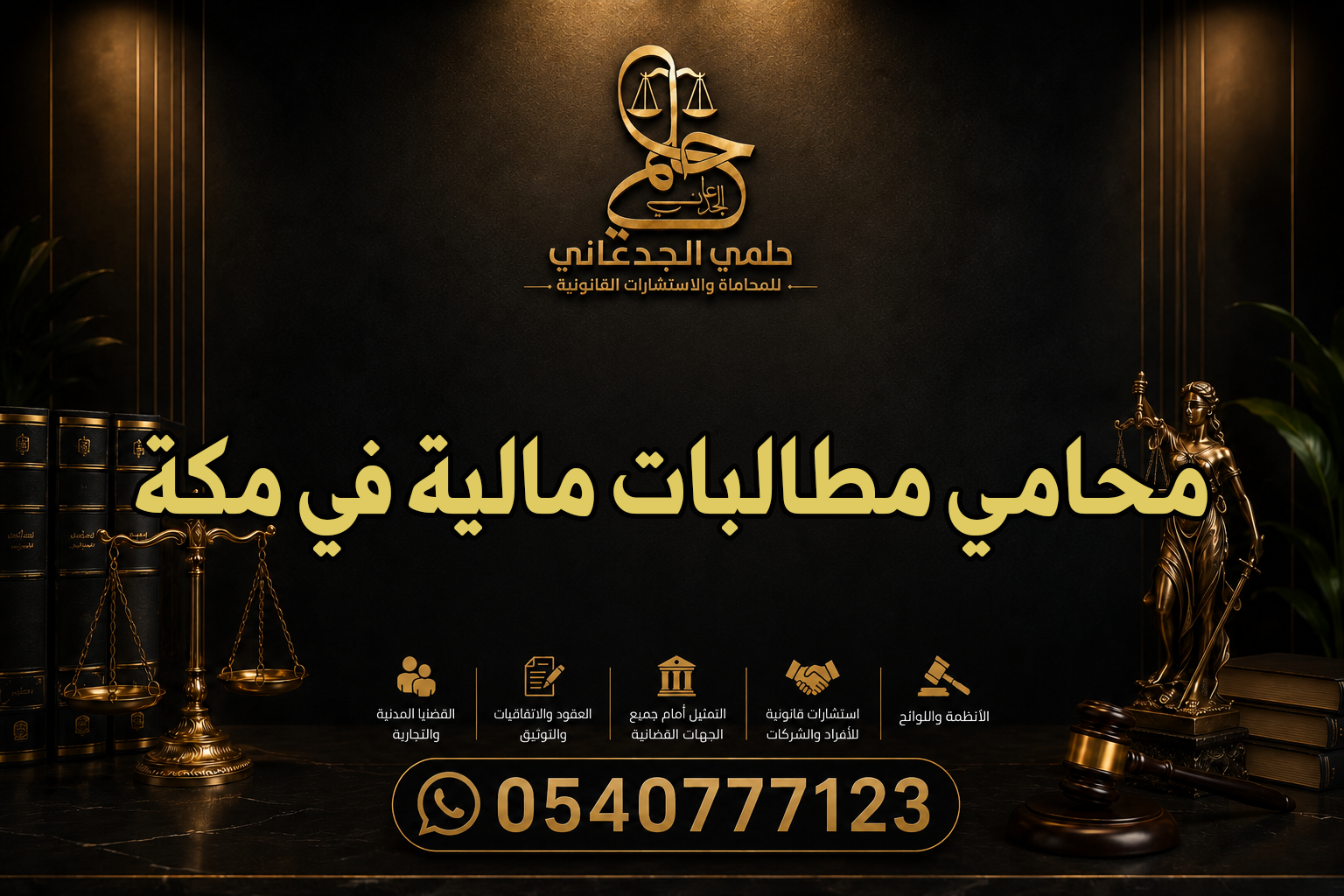 محامي مطالبات مالية في مكة